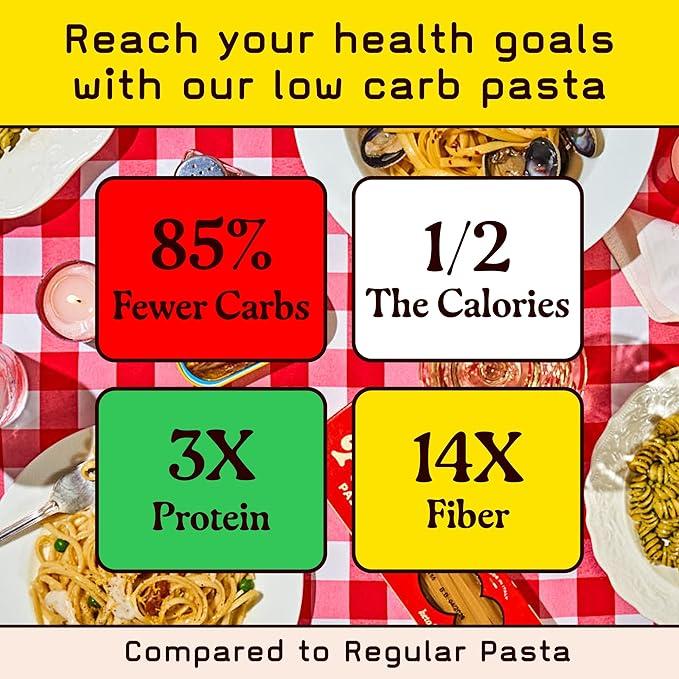 Pete's High Protein, Low Carb Pasta - Spaghetti, Penne, Rotini & More