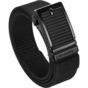 FA Men's Ratchet Belt - Nylon Web Work Belt with Automatic Buckle, Adjustable for Jeans, Pants, Golf, and Everyday Use