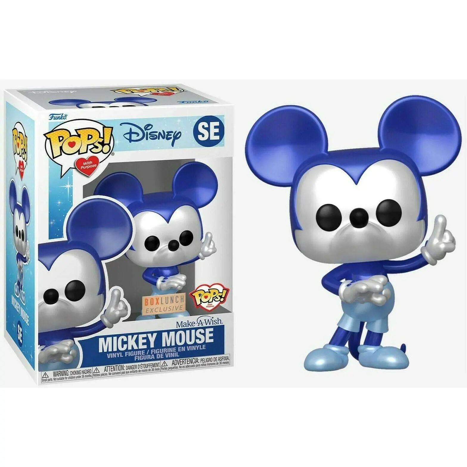 Funko POP! POPs with Purpose Disney Make a Wish Mickey Mouse SE [Blue Metallic] Exclusive