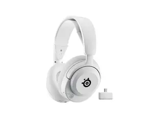 SteelSeries Arctis Nova 5 Wireless Gaming Headset for PC, PS5, PS4, mobile and Switch - White