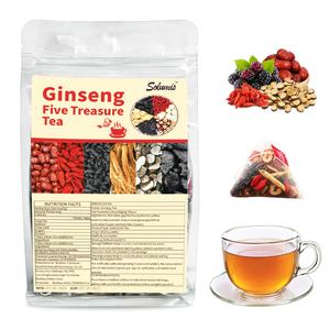 Ginseng Renal Herbal Tea - Healthy Chinese Herbal Blend, 5-Treasures Natural Nourishing Tea, Traditional Formula, Unisex Value Pack,summerwins