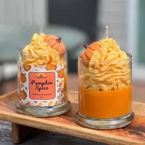 Pumpkin Spice Candle. Dessert candles. Christmas gift candles. Fall candles.