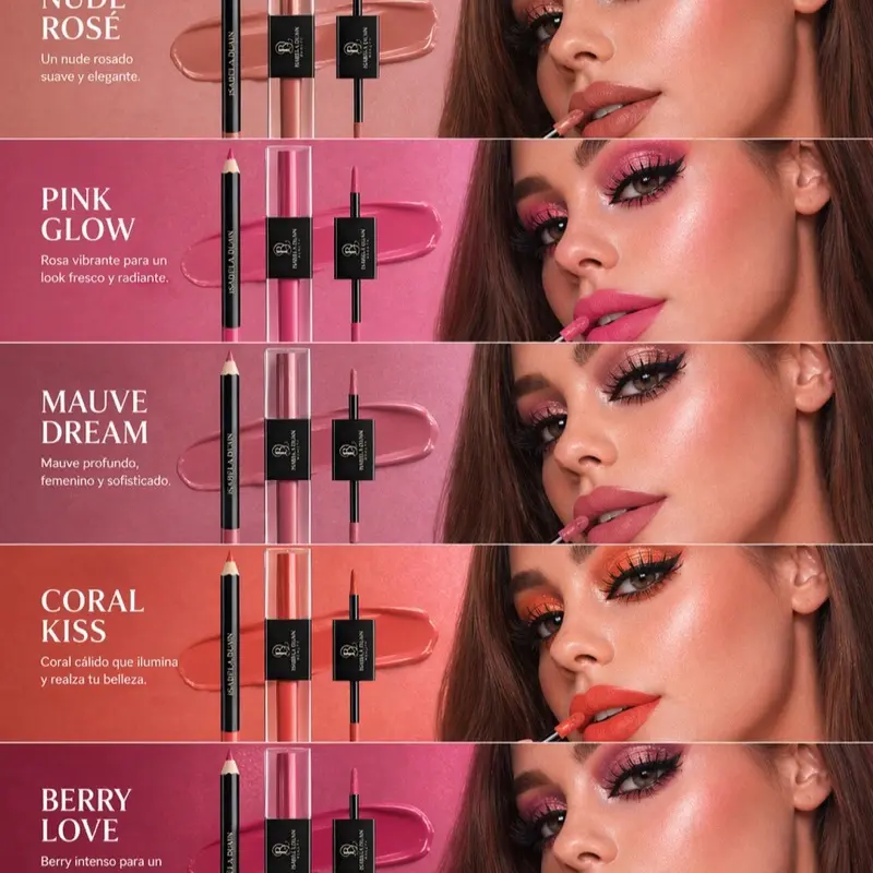KISS SET OF 5 LIPSTICK