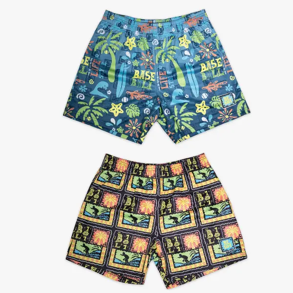 Baseball Lifestyle 101 | Surf Collection Youth Mesh Shorts – 5" Premium Athletic Shorts for Youth & Adults | Lightweight Breathable Summer Sports Shorts | Baseball Training, Gym & Everyday Activewear