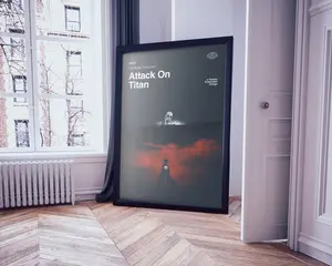 Attack on titan poster, Eren Poster,  Minimalist Poster, Wall Art Decor, decor home | gift for anime