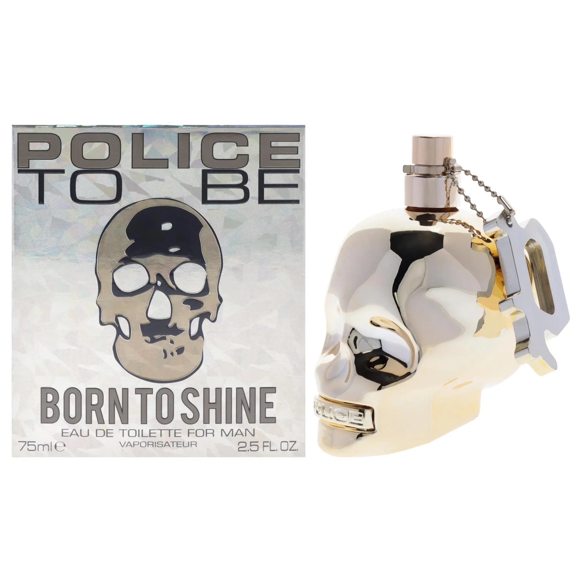 Police To Be Born To Shine EDT Spray for Men, A Fresh, Classic, and Long-Lasting Fragrance, 2.5oz