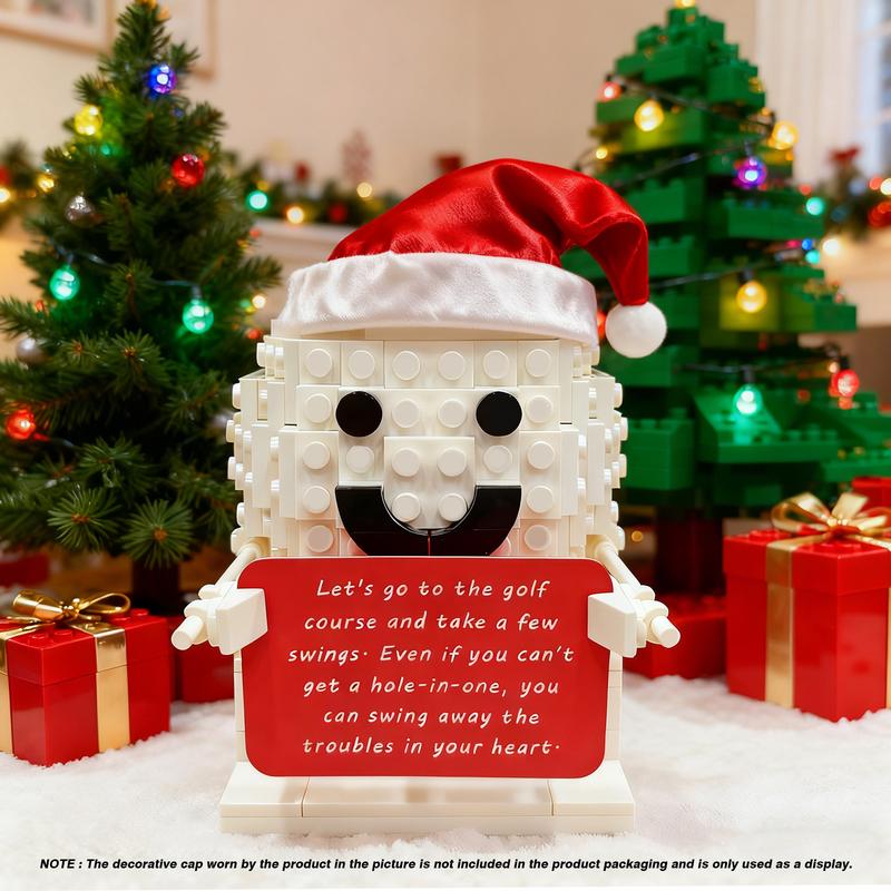 CH NTWH Golf Energy Ball Toy Building Set Compatible with Lego Golf Desk Decor Gag Golf Gift Seize The Day