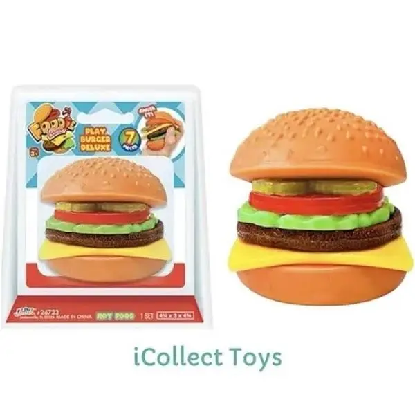 foodie fusion play burger sand squishy stress relief  toy Cracker Barrel