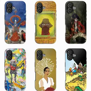 Mach-Hommy Art Collection Phone Case – Underground Abstract Rap Aesthetic, Griselda Style Hip Hop Design phonecase  For iPhone 17 16 15 14 13 12 11 XS and Samsung S25 S24 S23 S22 S21
