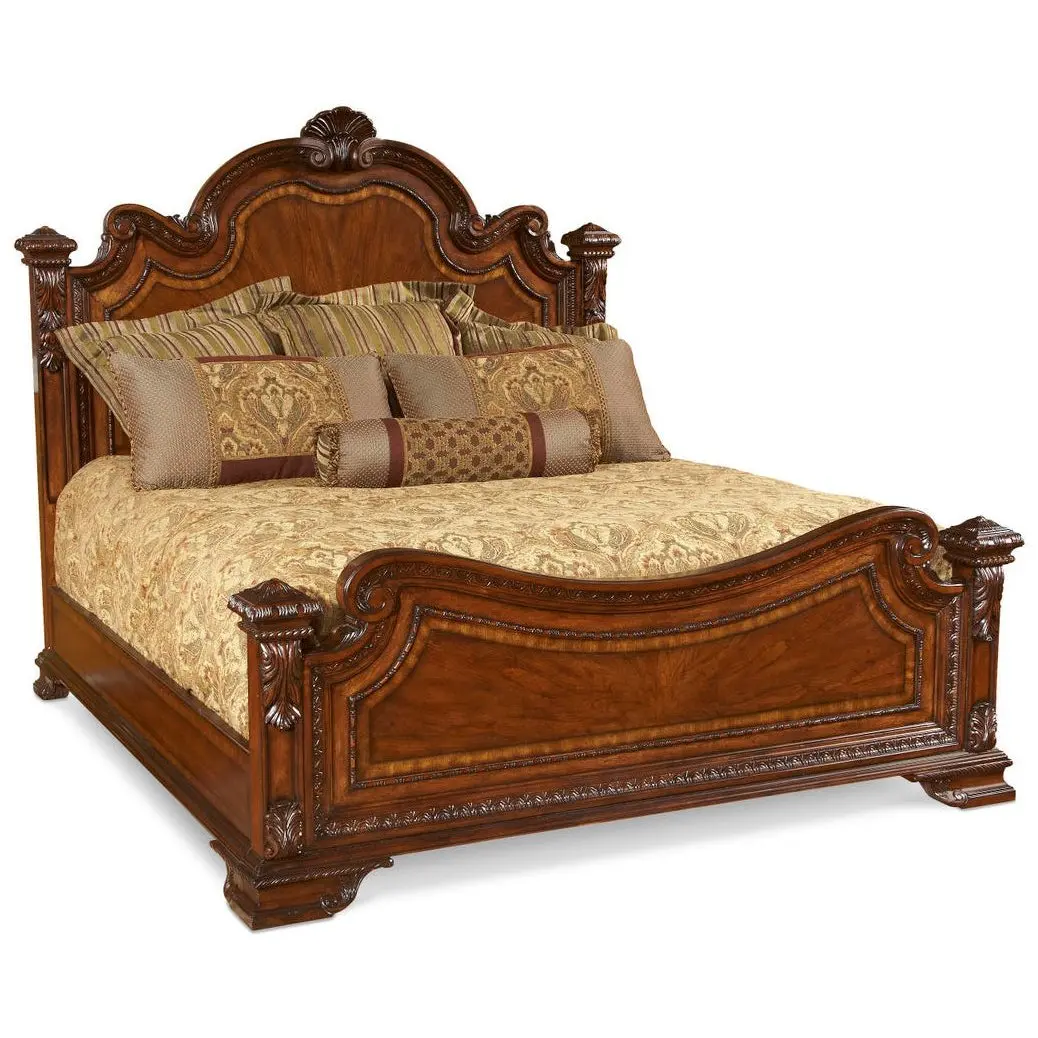 A.R.T. Furniture Old World Queen Estate Bed In Brown