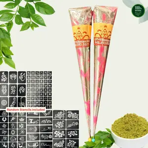 Natural Red henna, 2 Henna cones in a kit . 25-30g each