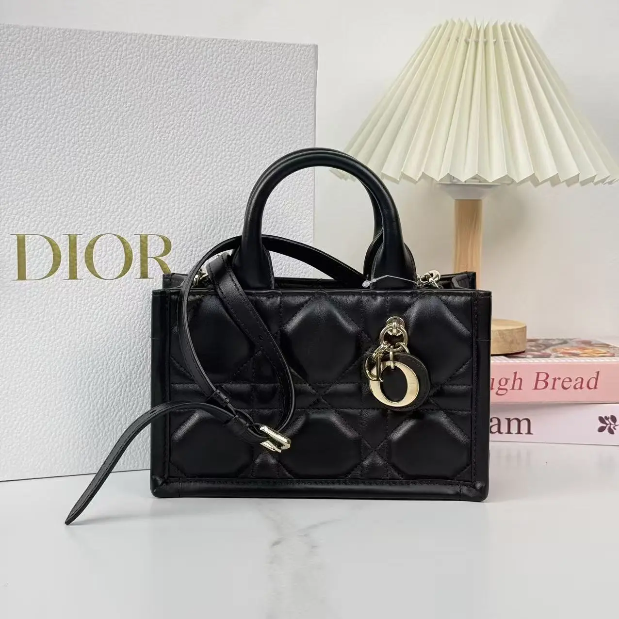 Pre-owned Dior Cannage Lambskin Bag
