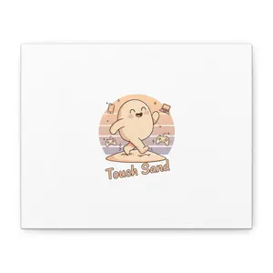 Touch Sand Canvas | Touch Grass meme, Go Outside graphic