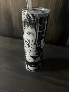 Leeannes Custom Work- Insulated Tumbler with Christian Design for Hot or Cold Drinks - Flasks, Drinkware