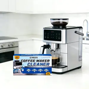 Coffee Machine Cleaner Descaler Tablets - 6Pack, Deep Cleaning and Descaling for All Coffee Makers , Coffee Maker Pot Descaling & Cleaning Tabs, Descale Drip Coffe And Espresso Machines