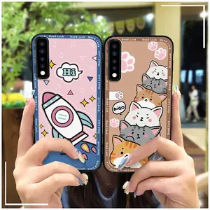 Cartoon Protective Phone Case For LG Stylo7 4G Durable Fashion Design Full wrap TPU Cute Silicone Graffiti Phone Protector Phone Pouch Shockproof Dirt-resistant Cell Phone Sleeve