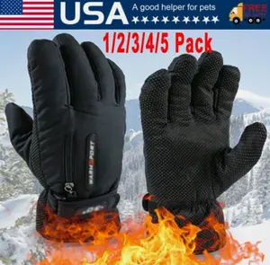 Mens Winter Thermal Warm Waterproof Ski Snowboarding Driving Work Gloves Lot