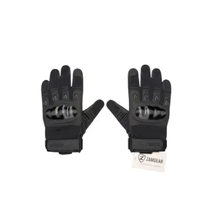 ZAMGEAR Tactical Gloves Full Finger Hard Knuckle Protection Reinforced Joints Breathable Mesh Panels Adjustable Wrist Straps for Hunting Outdoor Gear