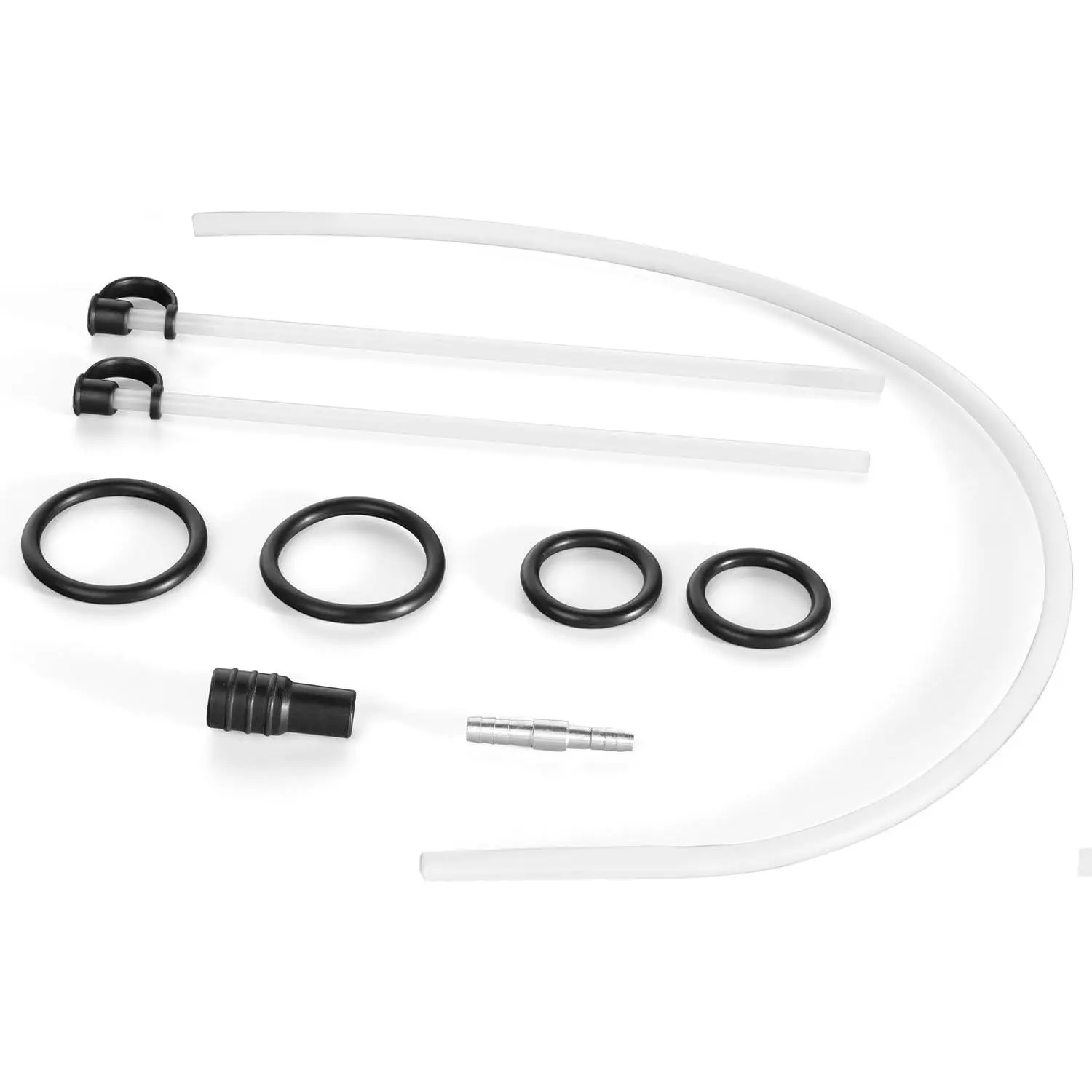Oil Pump Accessory Kit with 23.6 Inch Hose & 2 Suction Tubes | Including Extra O-Rings And Connectors For Manual Oil Changer Vacuum Fluid Extractor Pump