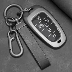 Tpu Car Key Case Cover for Hyundai 2020-2021, Sonata Nexo Dn8 Santa Fe Tm Tucson Nx4 Staria Ioniq, Keyless Fob 5/8 Button Accessories