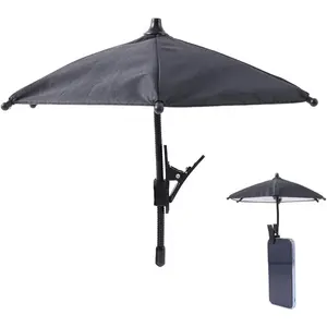Phone Umbrella - Anti-Glare Sun Shade, Phone Umbrella for Sun iPhone, Clip On umbrella for phone sun shade, Protects from Sunlight and Glare, Outdoor Activities, Universal Fit for All Smartphones