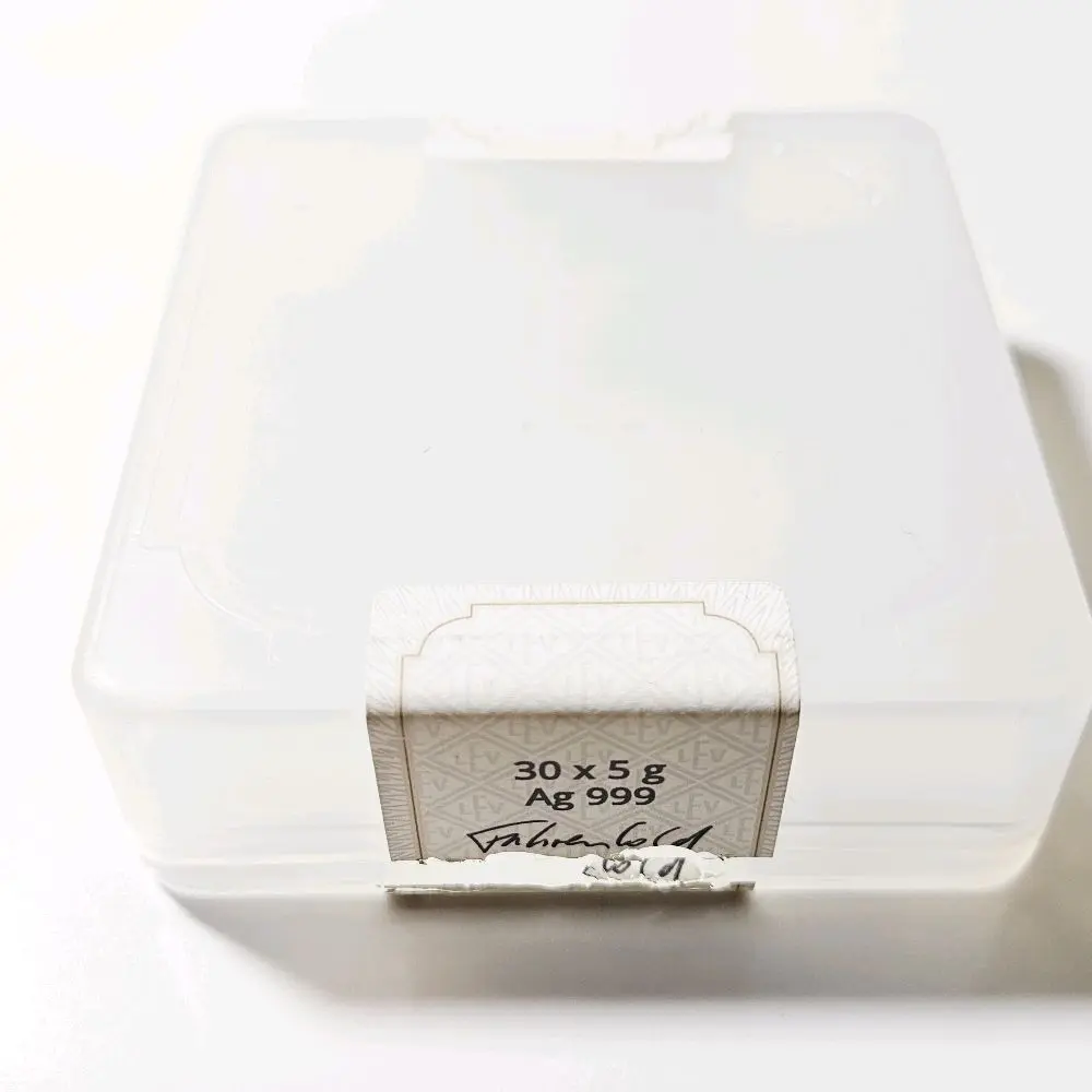 Geiger 5 Grams x 30 .999 Fine Silver Holder - Box Only