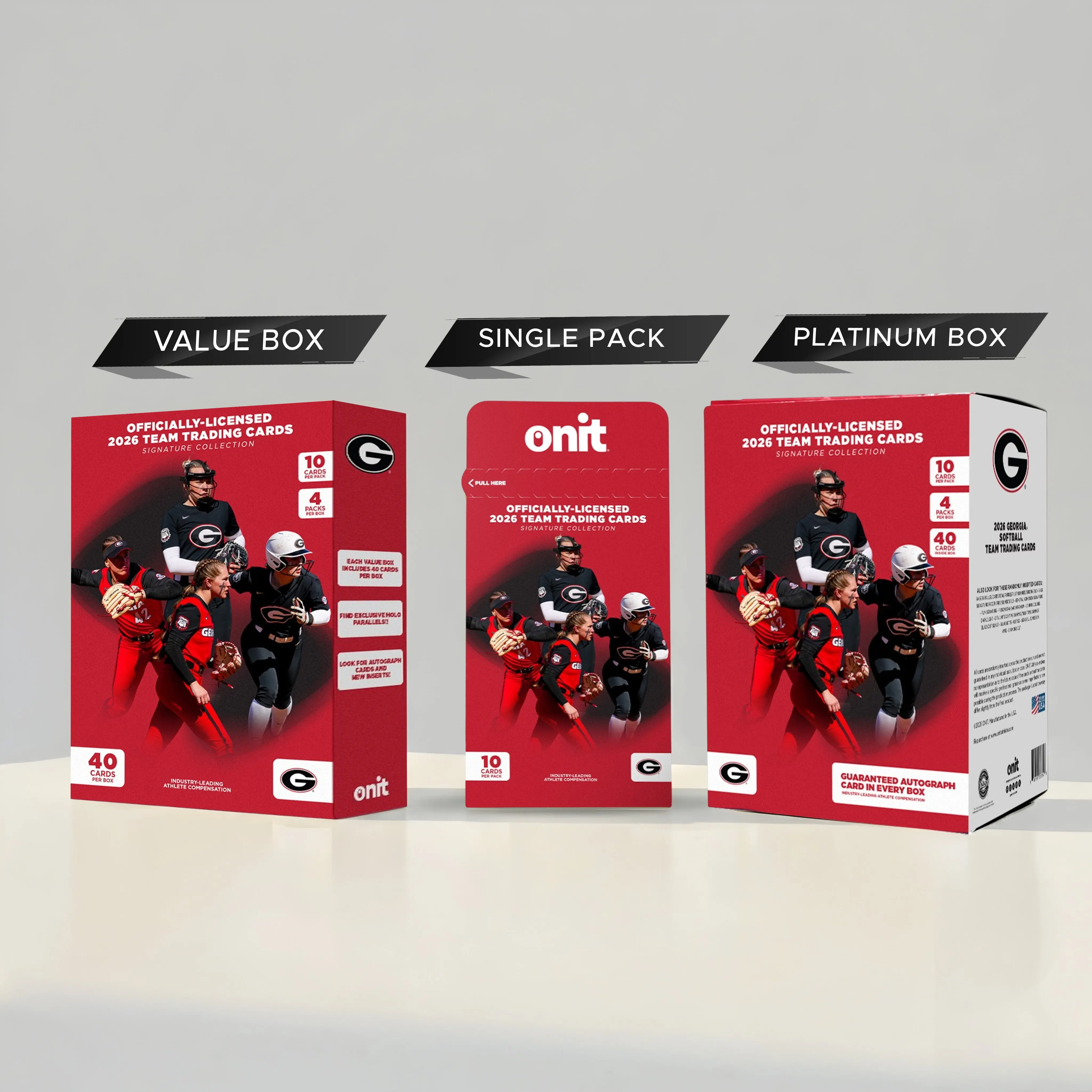 University of Georgia Softball 2026 Trading Cards