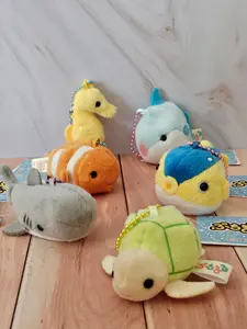 Sea Life - Puchimaru - Bean-filled Plush Keychain