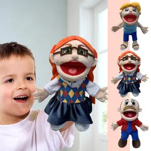 Mischievous Funny Puppets Toy Ugly And Cute Soft Glove for Scene Play Soft Plush Toy Hand Puppet Party Fun Interactive Accessory