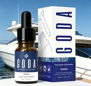 GODA For Her & Him Serenity Mini Perfume 15ml | Unisex Calming Floral Woody Fragrance with Lavender & Chamomile | Soothing Relaxing Scent to Restore and Rebalance Mood, Vegan & Cruelty-Free Portable Daily Aroma