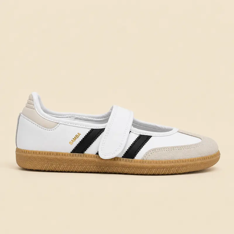 Adidas Samba Jane White Black Gum JR7436 GS & Women's Fashion Sneaker New