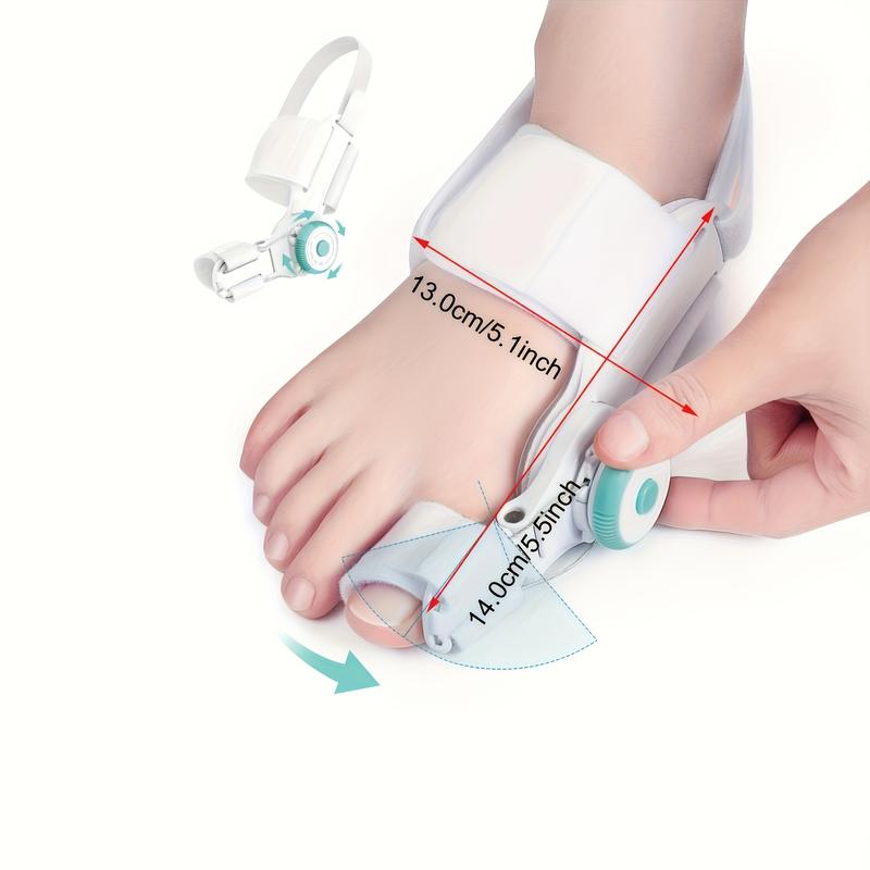 Bunion Corrector Big Toe, Adjustable Knob Bunion Splint For Bunion, Orthopedic Toe Straightener With Anti-slip Heel Strap, Suitable For Left And Right Feet Healthcare Support