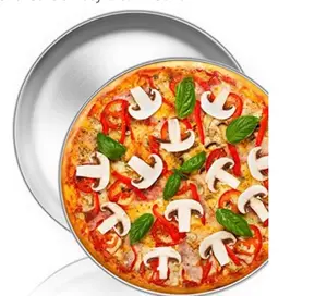 Pizza Pan - Stainless for Easy Cleaning & Durable Construction for Home Baking