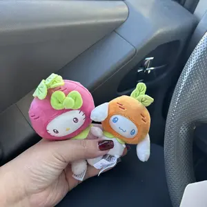 TOPTOY SR Characters Fruit & Vegetable Series | Cute Mini Plush Keychain Blind Box | Surprise & Collectible, Ideal for Daily Carry & Gifting，Surprise & Collectible,Perfect for Bag & Keys Decoration，Perfect New Year Gift