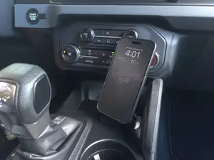 2021+ Ford Bronco Mag Safe Wireless Charging Mount (Charger INCLUDED) Car Power Bank Jumper