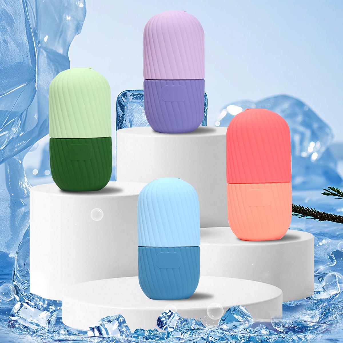 Ice Face Roller for Skin Care, Cooling & Depuffing Tool, Silicone Ice Mold for Face, Morning Routine Must-Have, Cute Gift for Women