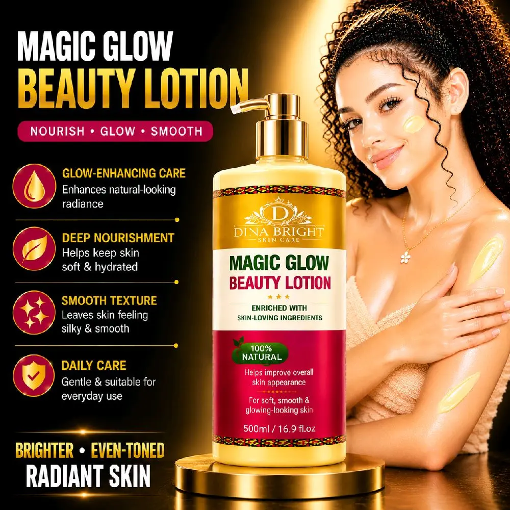 MAGIC GLOW SMOOTH SKIN BRIGHTENING LOTION.