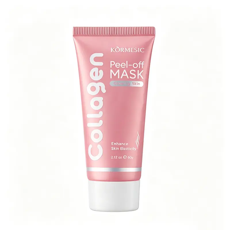 Collagen Peel Off Facial Mask to Enhance Skin Elasticity & Minimize Pores, Universal Facial Treatment for Men and Women to Fade Dull Skin Tone and Restore Natural Glass Skin Glow