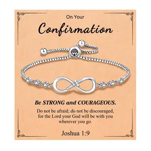 Infinity Cross Bracelet Adjustable Pull-String Design for Everyday Wear Versatile Stylish and Comfortable Fit Ideal for Casual and Semi-Formal Attire