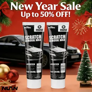 NUAN Premium Car Scratch Removal Wax, 2025 Scratch Repair Paste Kit for Vehicles, Includes Wipe & Sponge