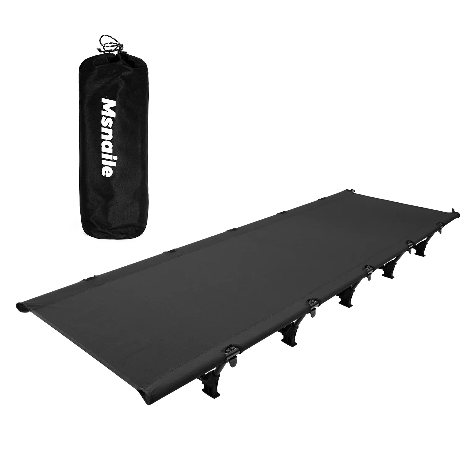 [tiktokmademebuyit] Msnaile Carbon Fiber Camping Cot, 4 lbs Lightweight Folding Camping Bed,Supports Up to 350 lbs,Extra Sturdy,Portable & Compact with Carry Bag for Backpacking,Hiking,Mountaineering,Travel & Camping Essentials