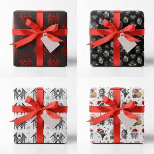 Gift Christmas Sleep Token Wrapping Paper, Aesthetic Band Gift Wrap for Music Fans, Punk Rock wrapping, Holiday Wrapping Paper, Gift Birthday
