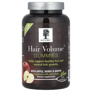 New Nordic Hair Volume™ Gummies with Apple, Herbs & Biotin, 60 Gummies