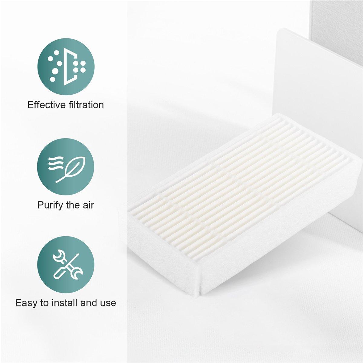 20 Pc Hepa Filter For Ilife V5 V5S V3 V3S V5Pro V50 V55 X5 V5S Pro Robot Vacuum Cleaner Parts