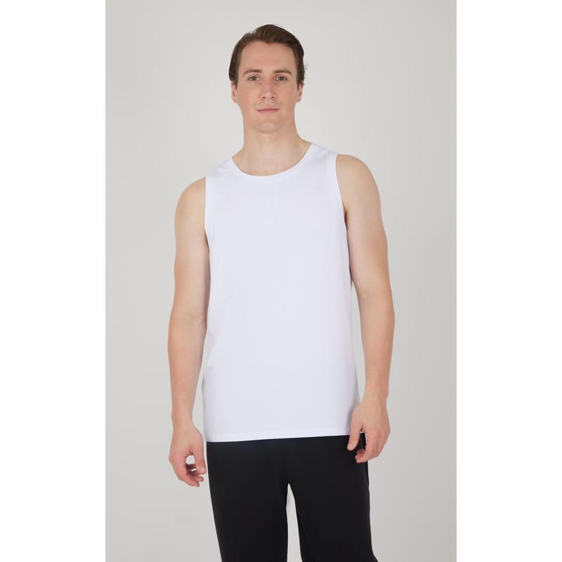 Men's Pique Race Track Muscle Tank
