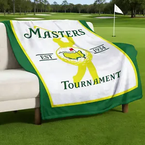 Golf Blanket Soft Flannel Blanket, Fun Gift for Golf Lovers, Suitable for Bed Sofa Bedroom Living Room Office Car Camping Decoration Air Conditioner Cover Blanket