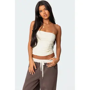 Fifi Gathered Strapless Top