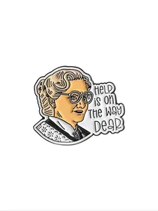 Cartoon Character Design Brooch, Cute Letter Pattern Badge for Daily Clothing Decor, Trendy All-match & Exquisite Brooch for Birthday Gift, Metal Pin