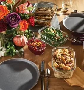 Rubbermaid Brilliance Glass Food Storage Containers 10 Piece Set, Leak Proof Airtight Meal Prep Containers, BPA Free Kitchen Storage Set