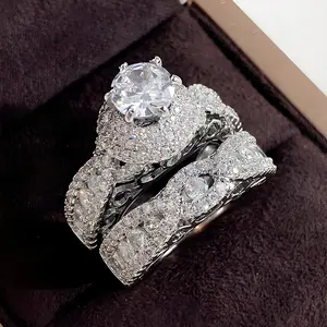 3CT Moissanite Synthetic Ring Stackable D Color VVS1 Clarity Environmental  Band for Women & Men Wedding Engagement Birthday Gift Anniversary Prom Party Holiday Date Casual Bling Iced X0 A0 S0